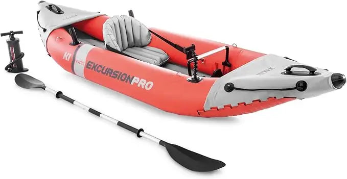 INTEX 68303EP Excursion Pro K1 Inflatable Kayak Set.