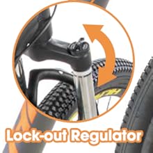 Hiland Aluminum Mountain Bike. 21 Speeds, Hydraulic Disc Brakes, Lock-Out Suspension Fork, 27.5 inch Wheel.