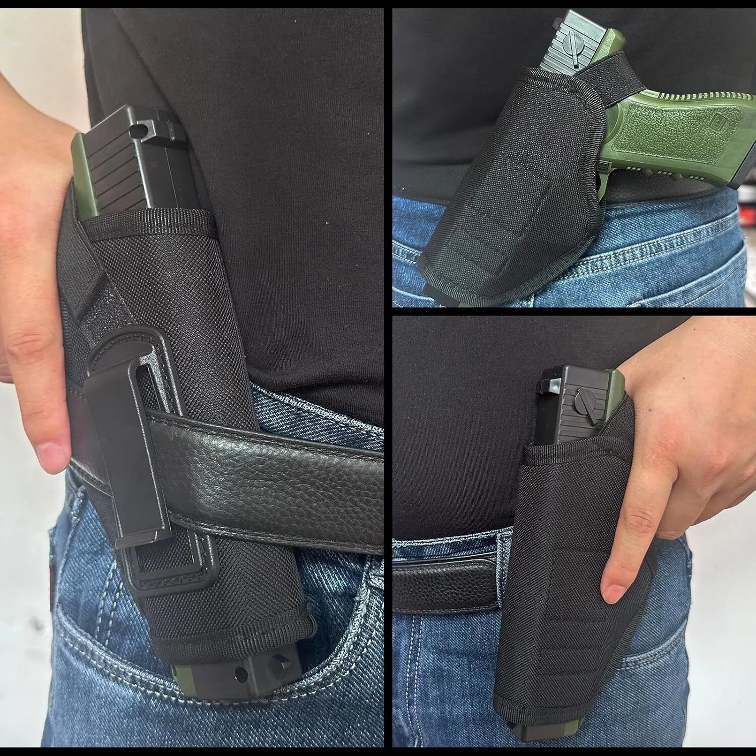 Gun Holster, Concealed Carry, Left/Right Hand, Pistol.