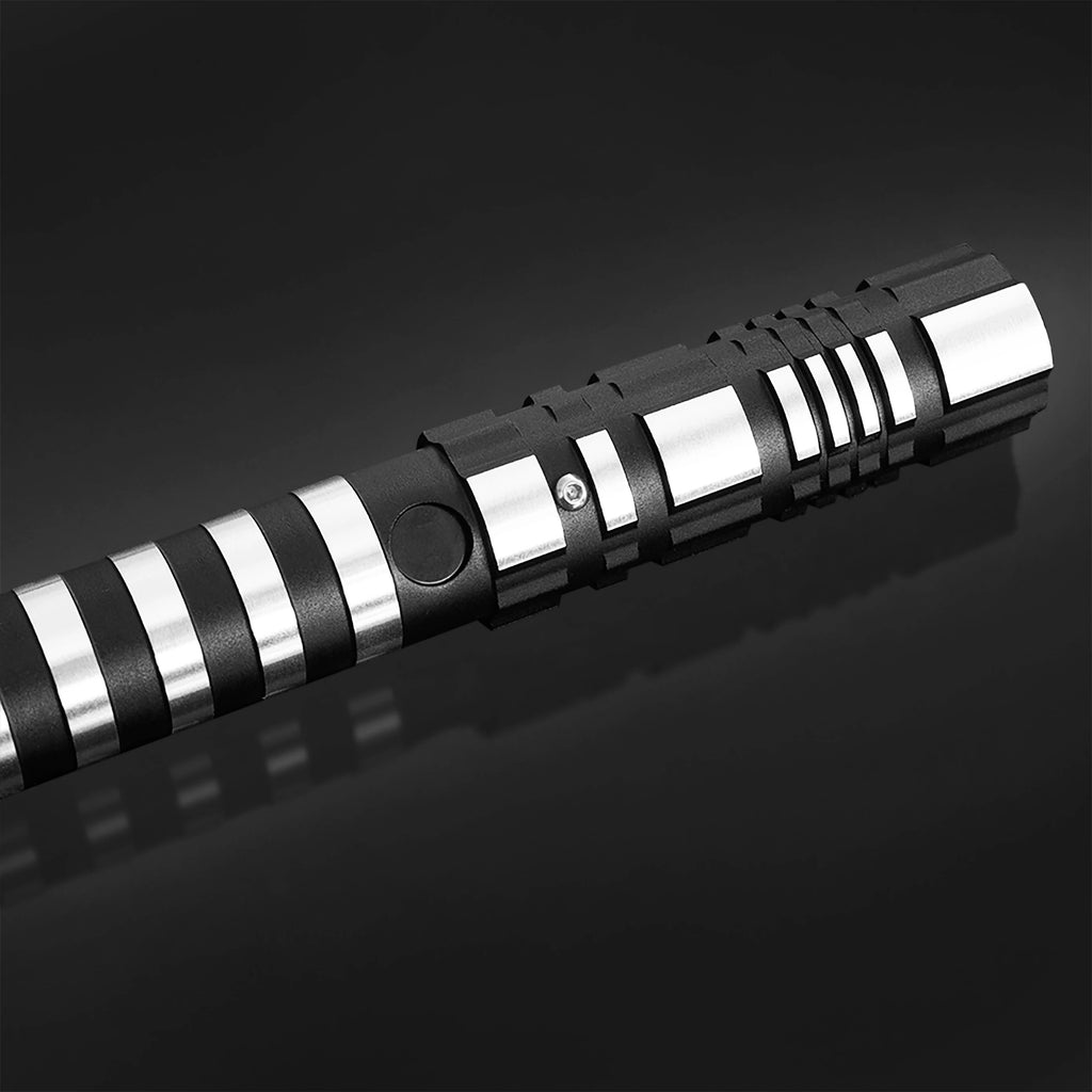 PHS Dueling Lightsabers,4 Modes - Sounds, Black Metal Hilt, Light up Sword.