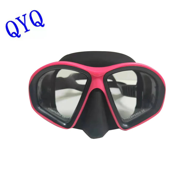 Professional Scuba Diving Mask. Snorkel, Silicone Skirt Diving Mask.