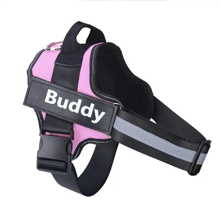 Personalized, NO PULL, Reflective ,Breathable Vest For Small, Large Dogs. Training Accessories.