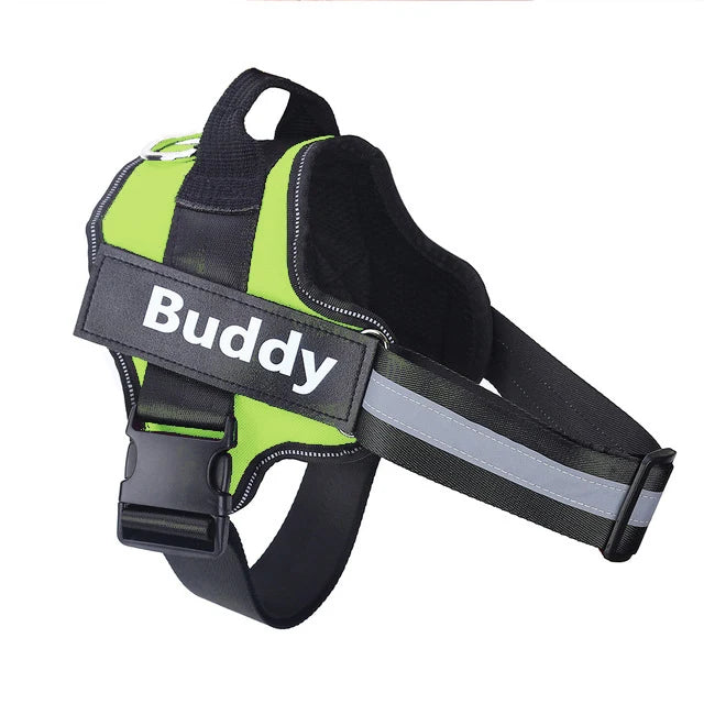 Personalized, NO PULL, Reflective ,Breathable Vest For Small, Large Dogs. Training Accessories.