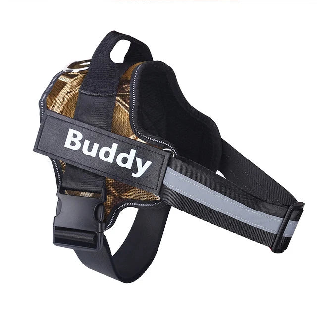 Personalized, NO PULL, Reflective ,Breathable Vest For Small, Large Dogs. Training Accessories.