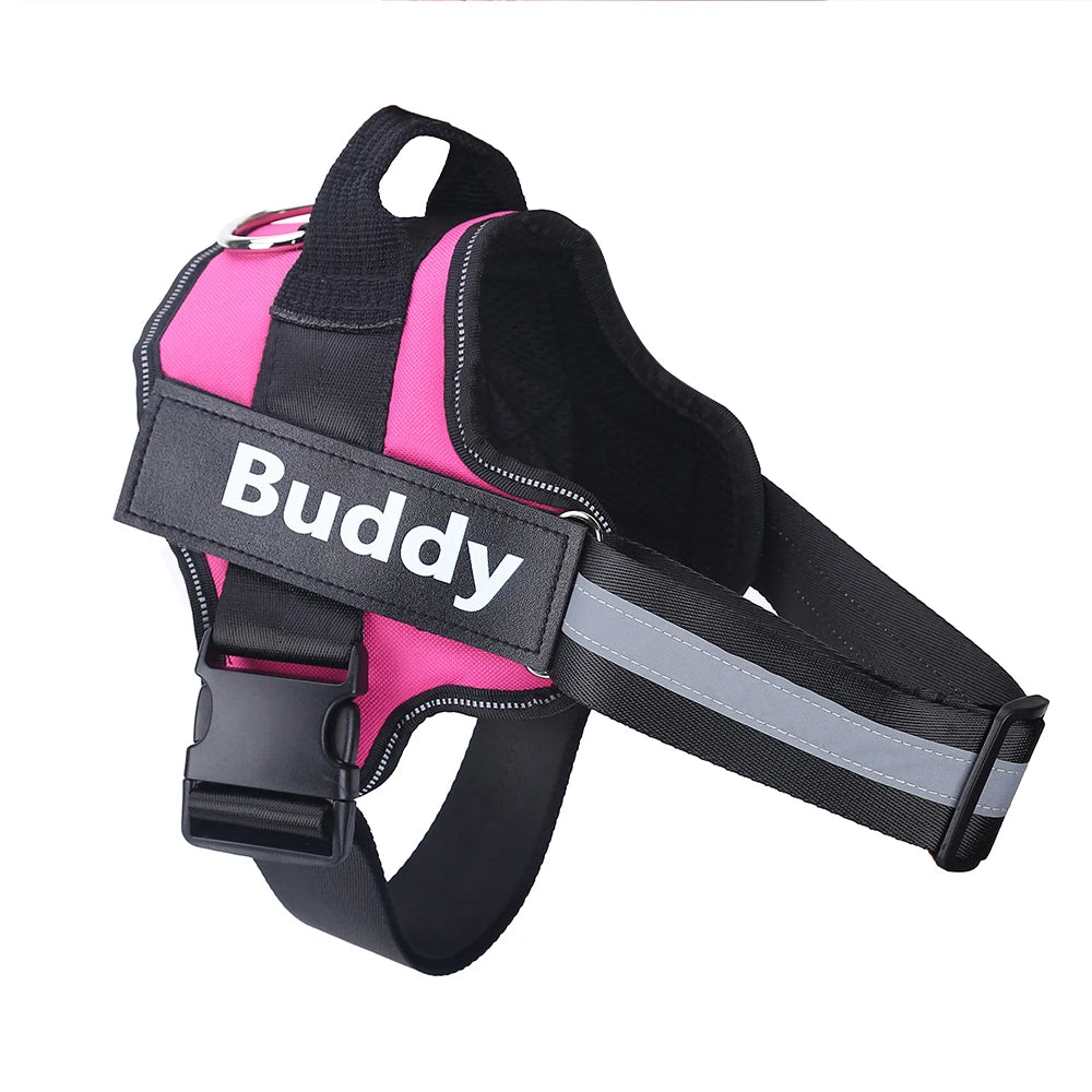 Personalized, NO PULL, Reflective ,Breathable Vest For Small, Large Dogs. Training Accessories.