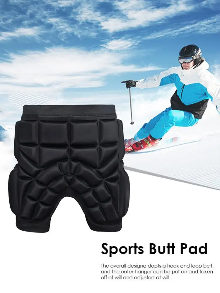 Skiing Hip Pad - Cycling Hip Protection. Protective Padded Shorts.