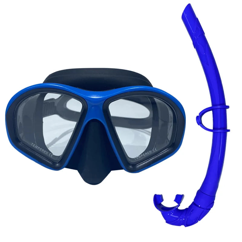 Professional Scuba Diving Mask. Snorkel, Silicone Skirt Diving Mask.