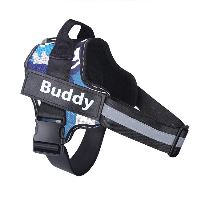 Personalized, NO PULL, Reflective ,Breathable Vest For Small, Large Dogs. Training Accessories.