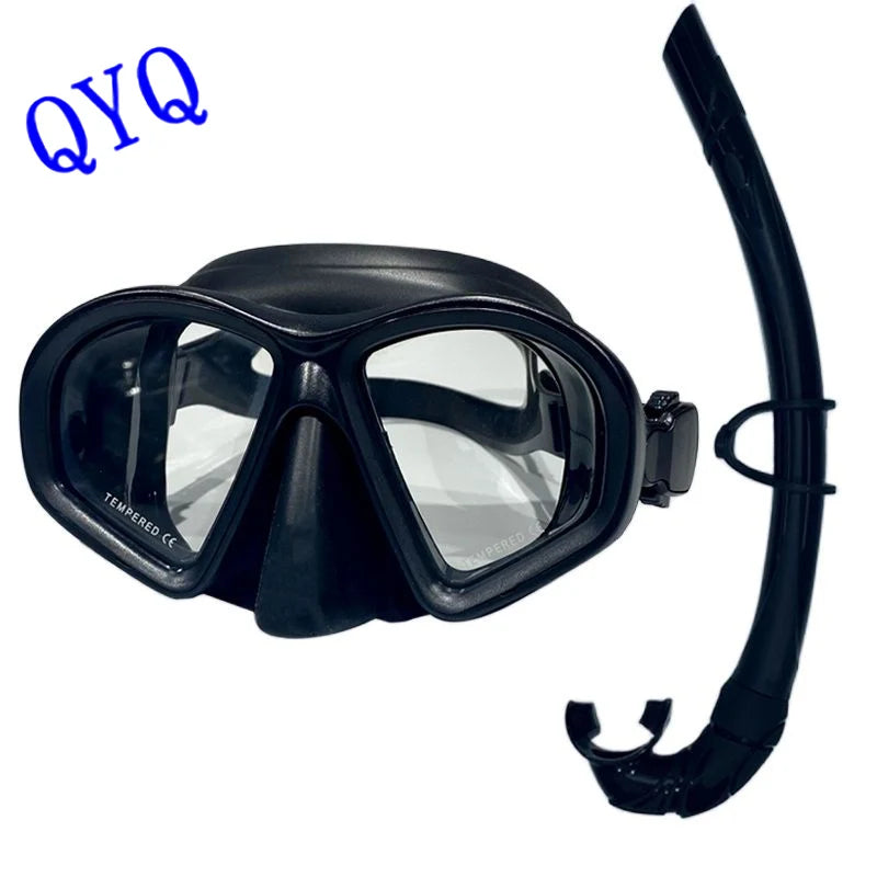 Professional Scuba Diving Mask. Snorkel, Silicone Skirt Diving Mask.