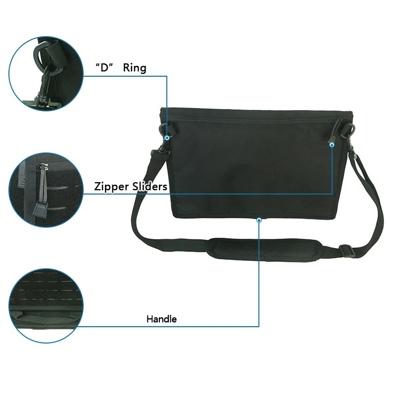 Molle Military Laptop Bag. Tactical Messenger Bags.