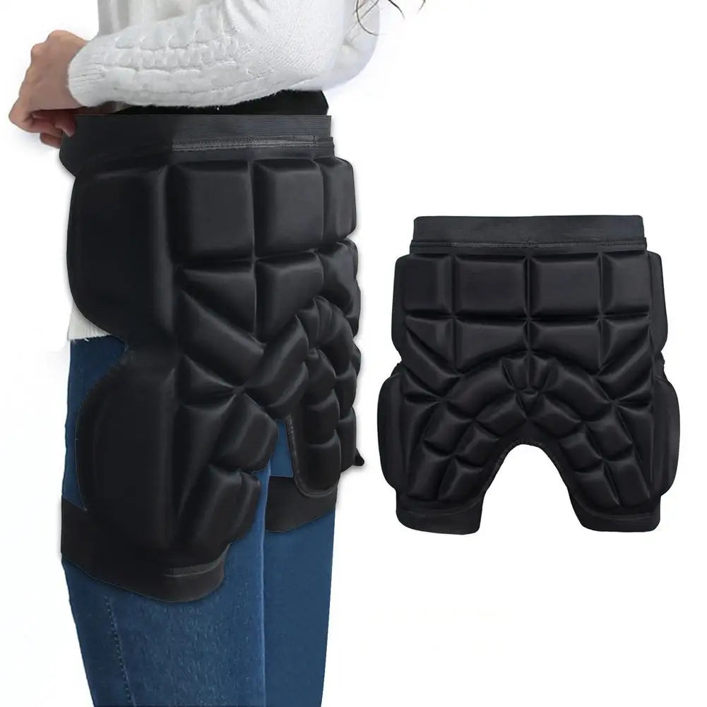 Skiing Hip Pad - Cycling Hip Protection. Protective Padded Shorts.