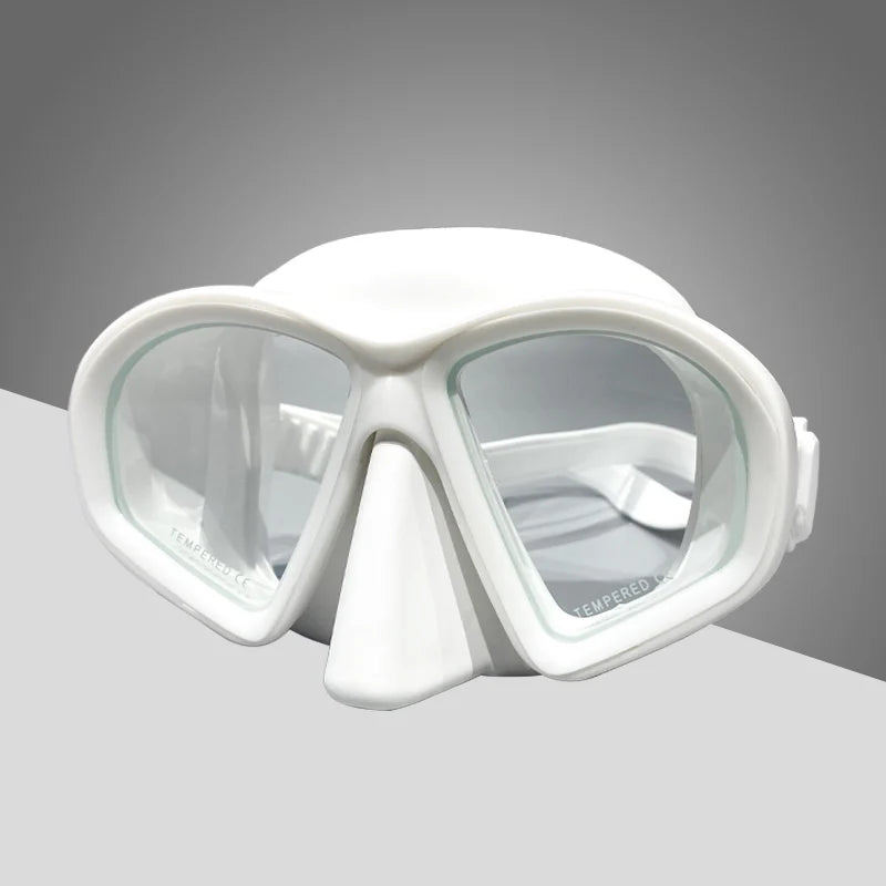Professional Scuba Diving Mask. Snorkel, Silicone Skirt Diving Mask.
