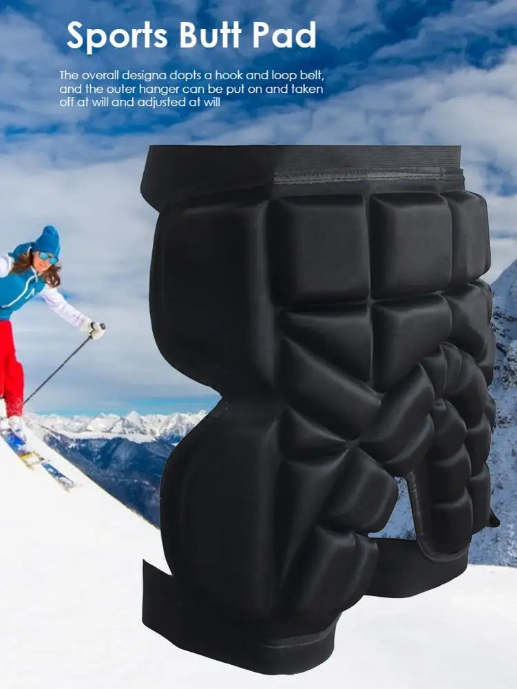 Skiing Hip Pad - Cycling Hip Protection. Protective Padded Shorts.