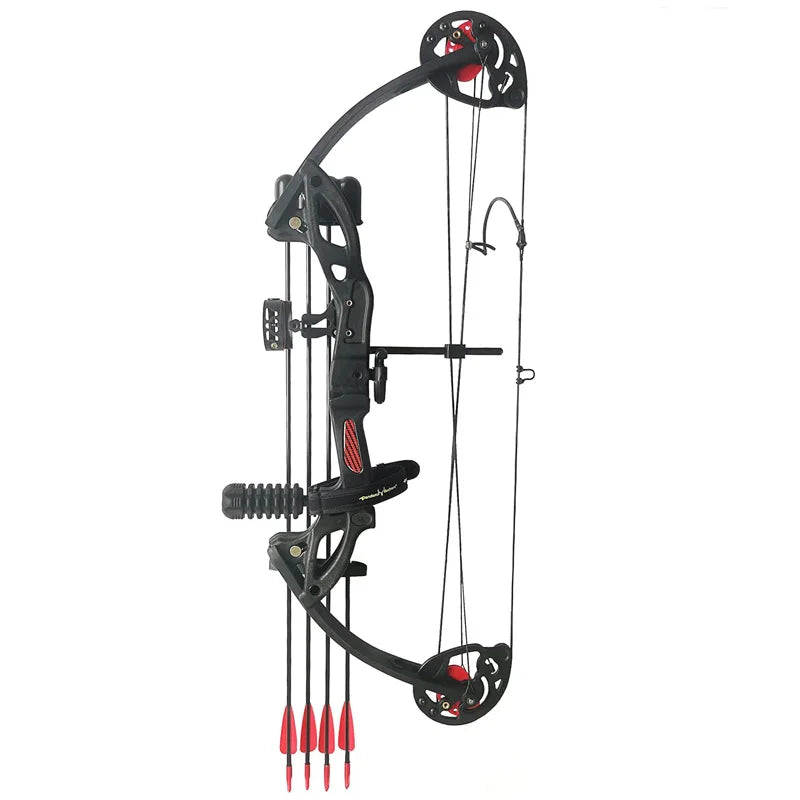 Compound Bow kit for Youth & Beginner, 15-29 Lbs 19”-28”.