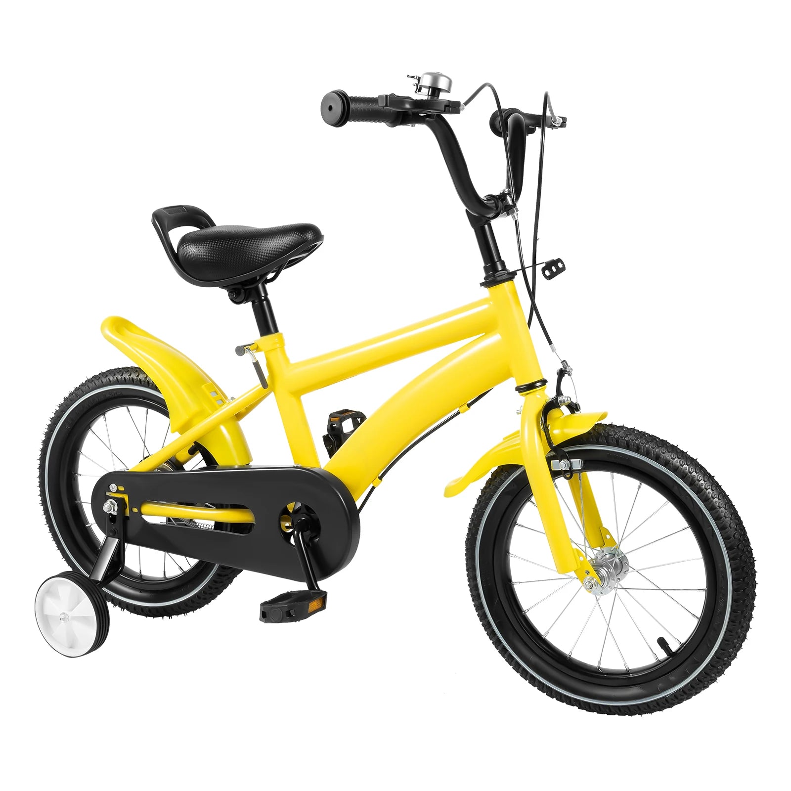 14 Inch Kids Bike - Adjustable Sea - Dual Brakes - w/Training Wheels.