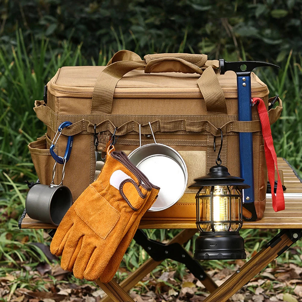 30L Cooking Utensil Organizer. Car Trunk Storage Case.