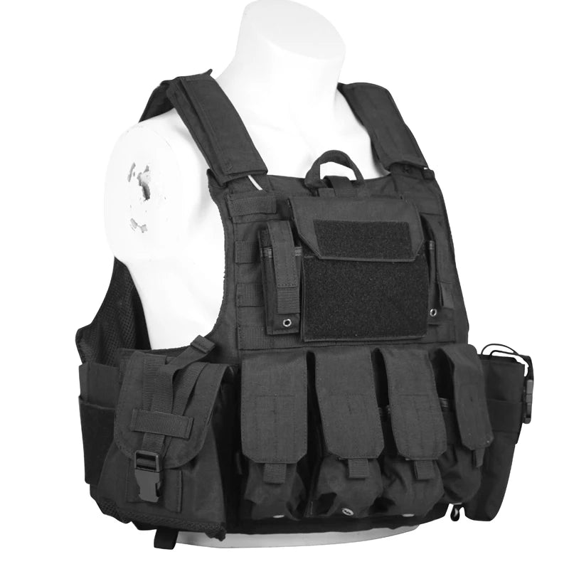 LQARMY Tactical Vest. 1000D Quick Release Plate Carrier. Chest Rig.