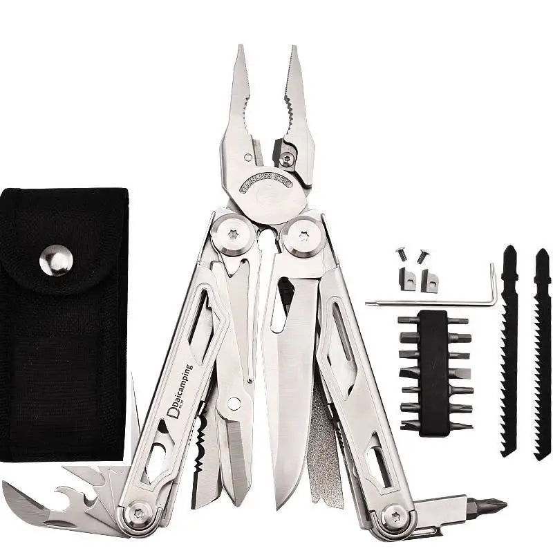 Daicamping DL30 Multitool. Folding, Knives, Scissors, Cutters, Survival Pliers