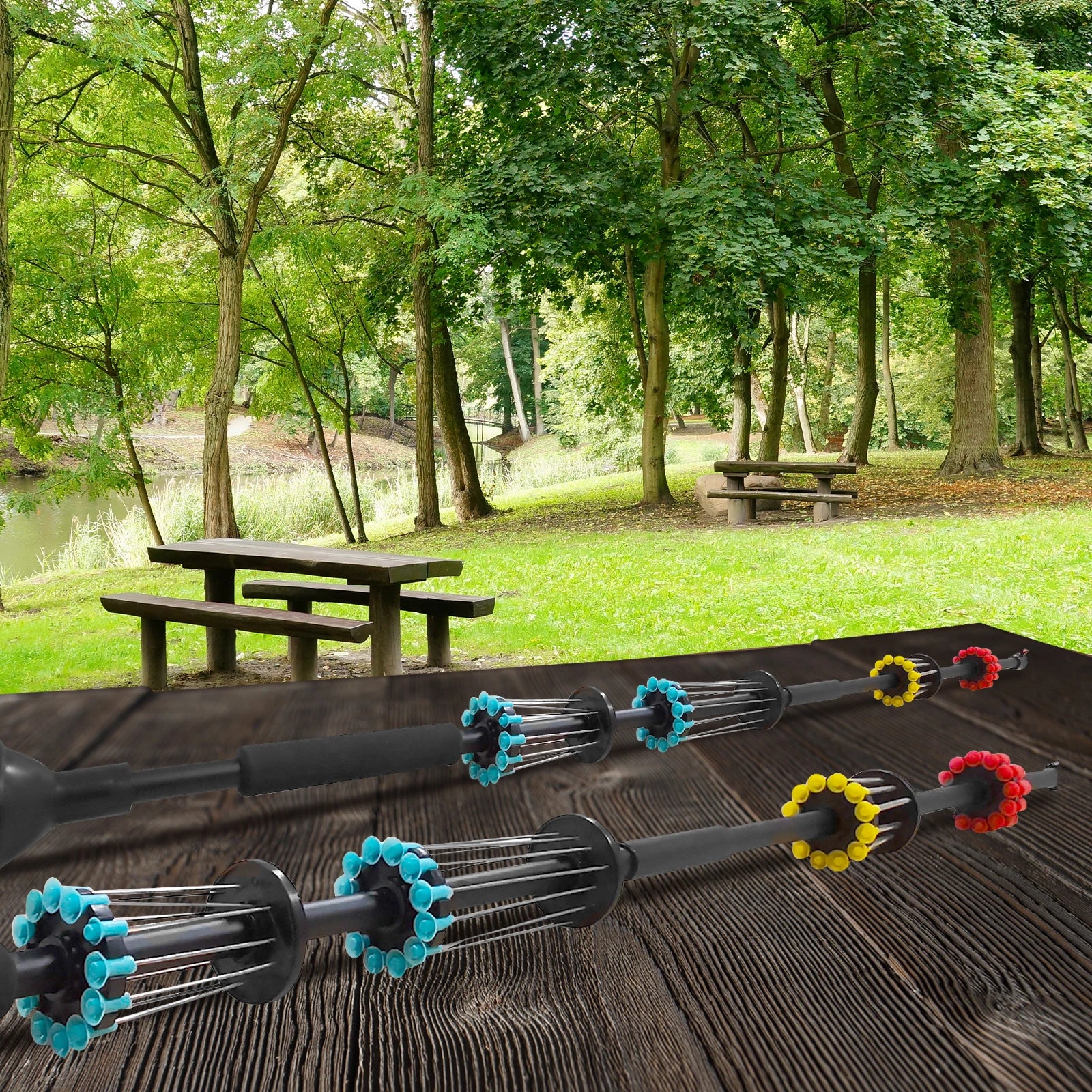 36" / 48 inches, .40 caliber Blowgun with 4 kinds of darts.