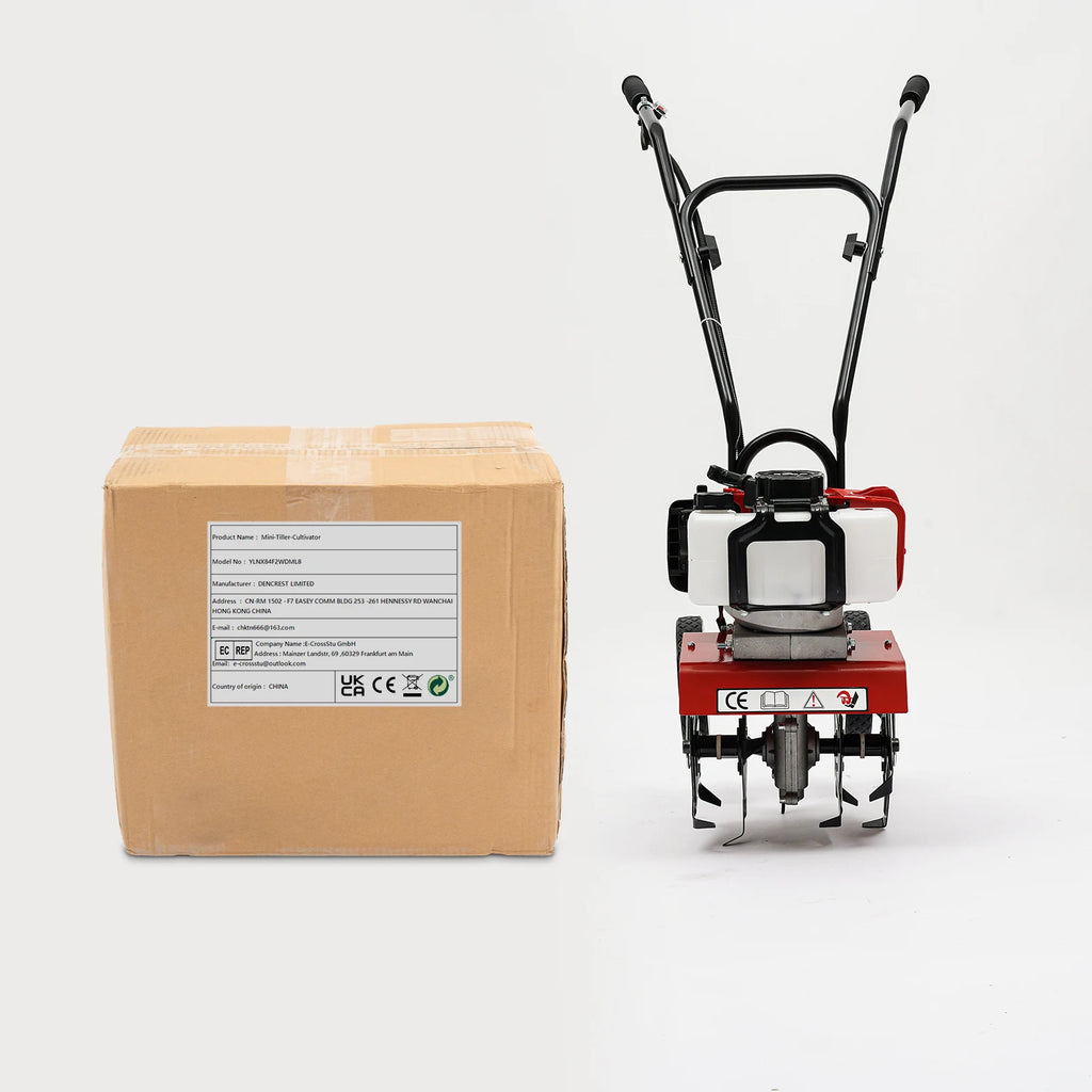 52CC Garden Tiller - 4 Blades. Gas Motor