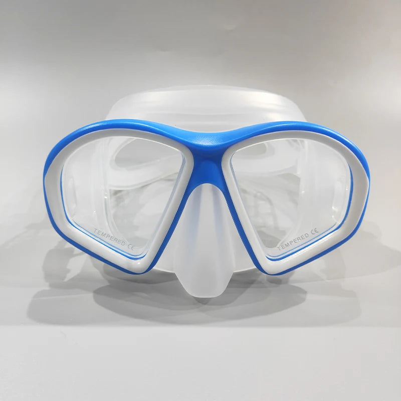 Professional Scuba Diving Mask. Snorkel, Silicone Skirt Diving Mask.