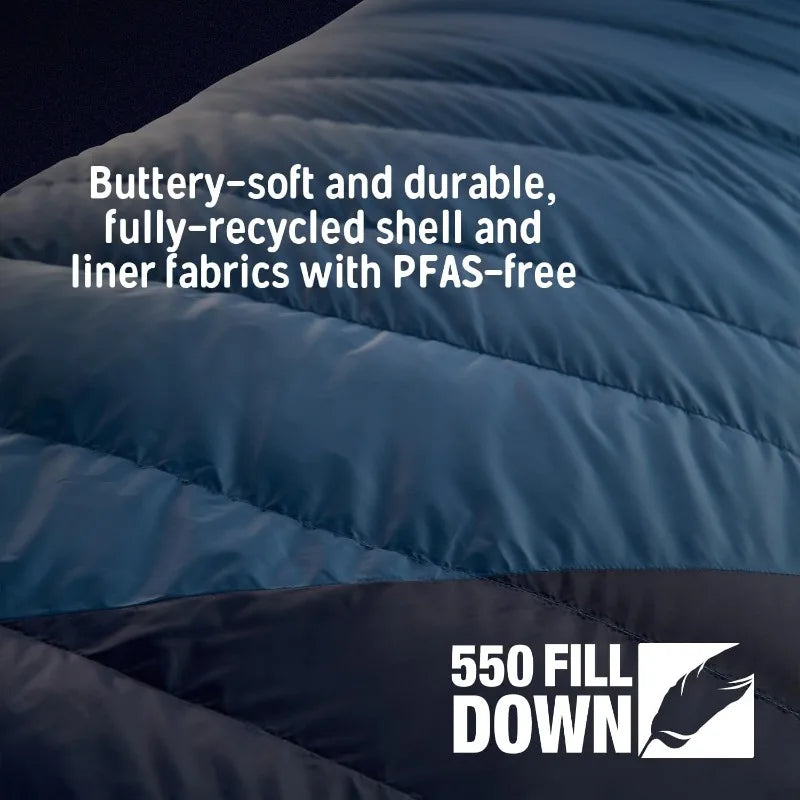 Kelty Cosmic 20 Down Mummy Sleeping Bag. 550 Fill Power, PFAS-Free DWR.