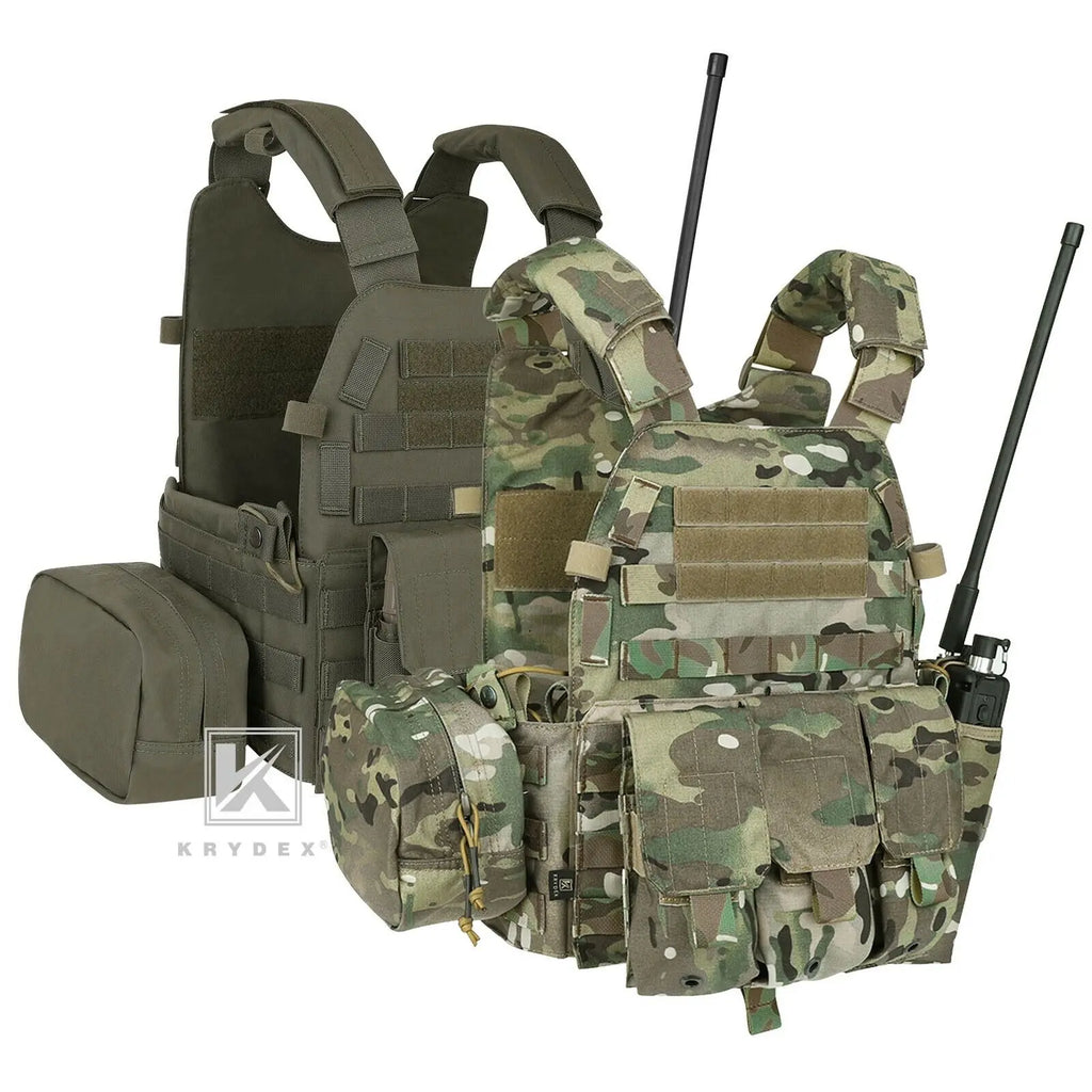 Body Armor, Combat Plate Carrier With Magazine Pouch. Waterproof