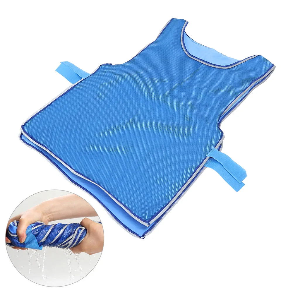 Cooling Vest. Sunstroke Prevention Clothes.
