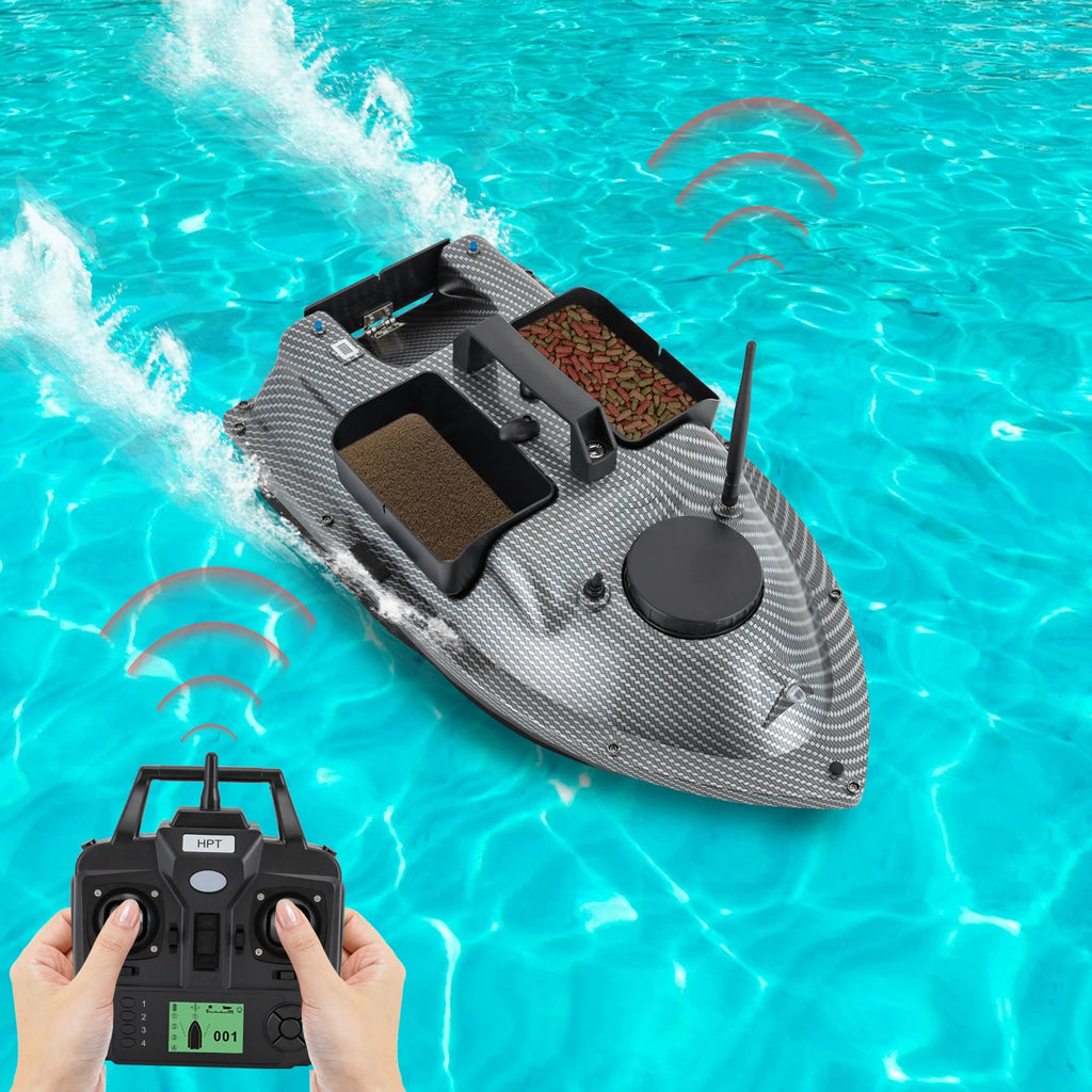 Rechargeable GPS Fishing Bait Boat With 2 Batteries .16 Positioning Points, 2kg Load.