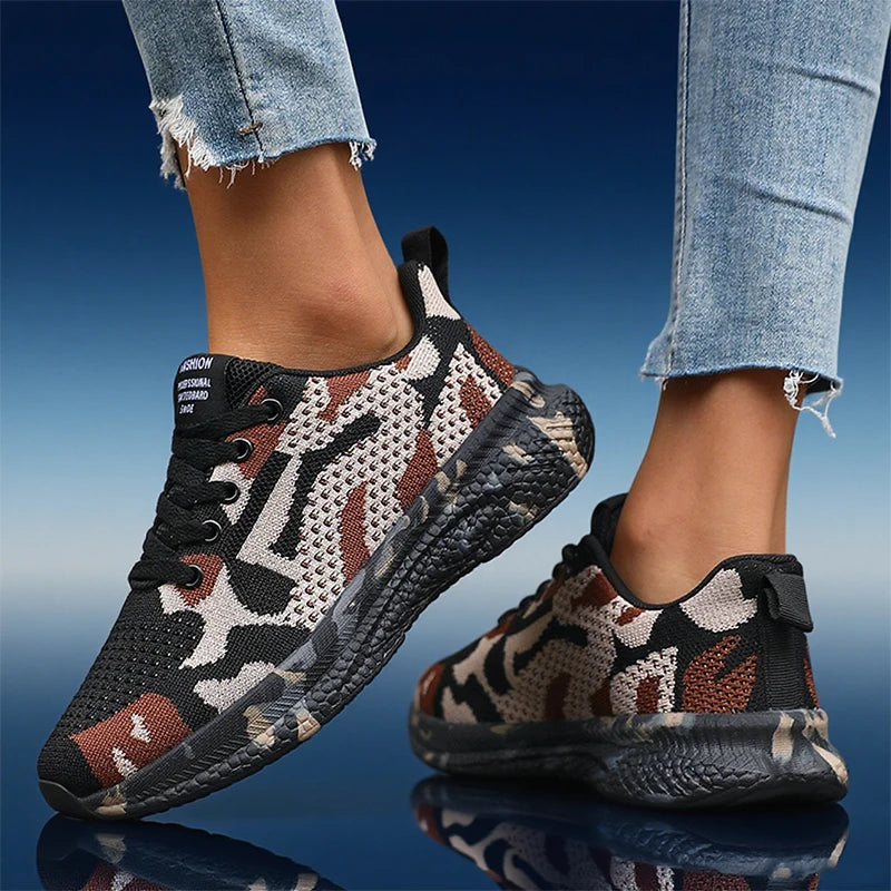 Men's Shoes Camouflage - Breathable - Anti Slip - Green Summer 2025 Designer Shoes.