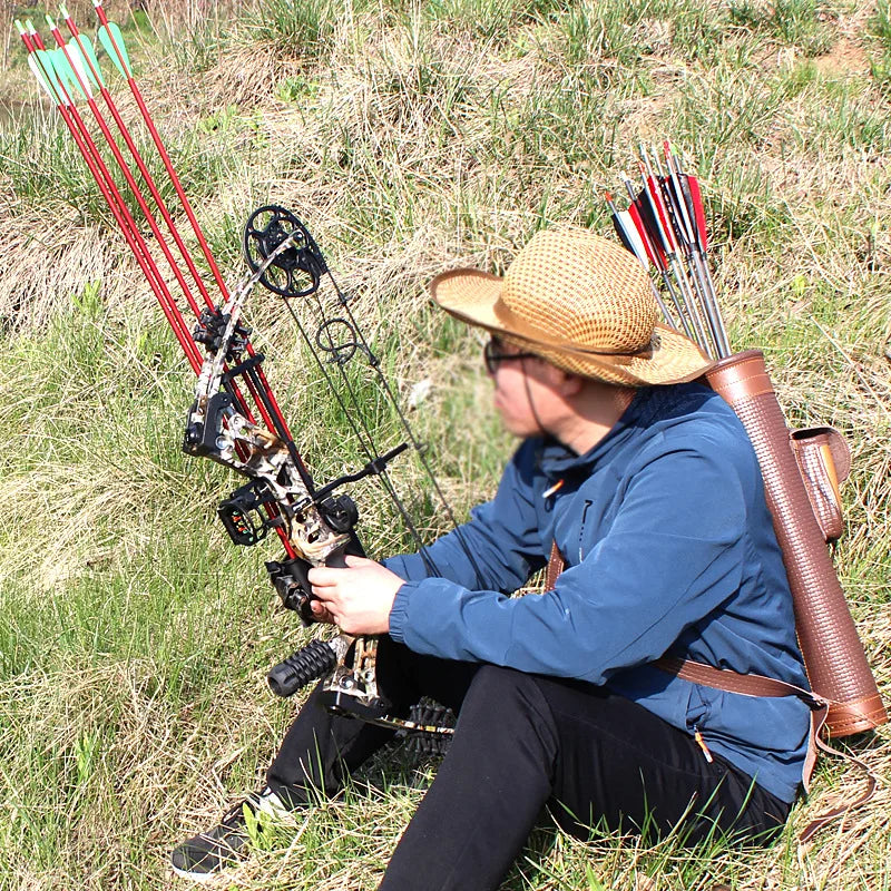 15-45 Pound Pull Beginner's Composite Bow Set For Right Handed  Shooting.