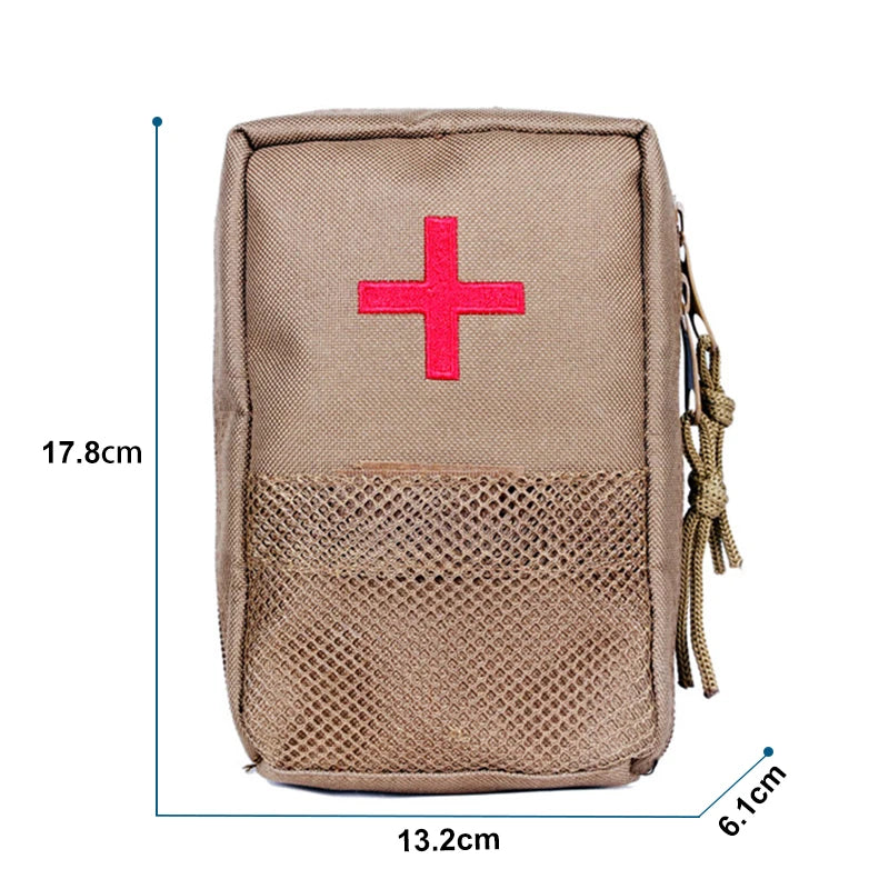 Large First Aid Bag. Belt Pouch, Emergency Bag.