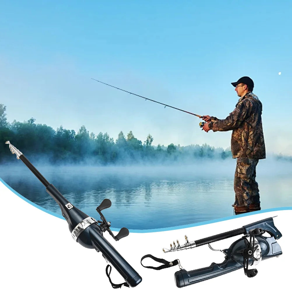 Folding Fishing Rod. Telescopic, Spinning Rod. Carbon Fiber.
