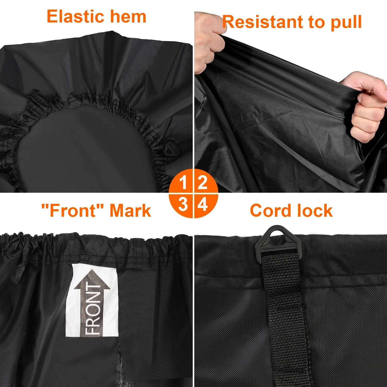 Heavy Duty, Waterproof Covers. Boat, 3Layer D40.