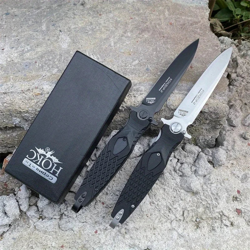 Black Rocket Hunting Knives. D2 Blade ,G10 Handle. Fishing- Multi-Purpose.
