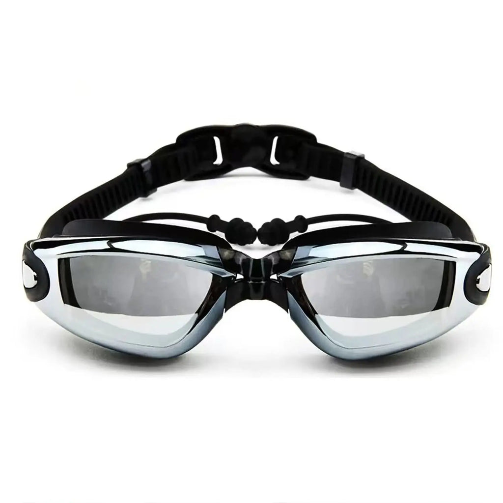 High-Quality Swim Goggles - Adjustable Nose Bridge & Headband, Anti-Fog & UV Protection.