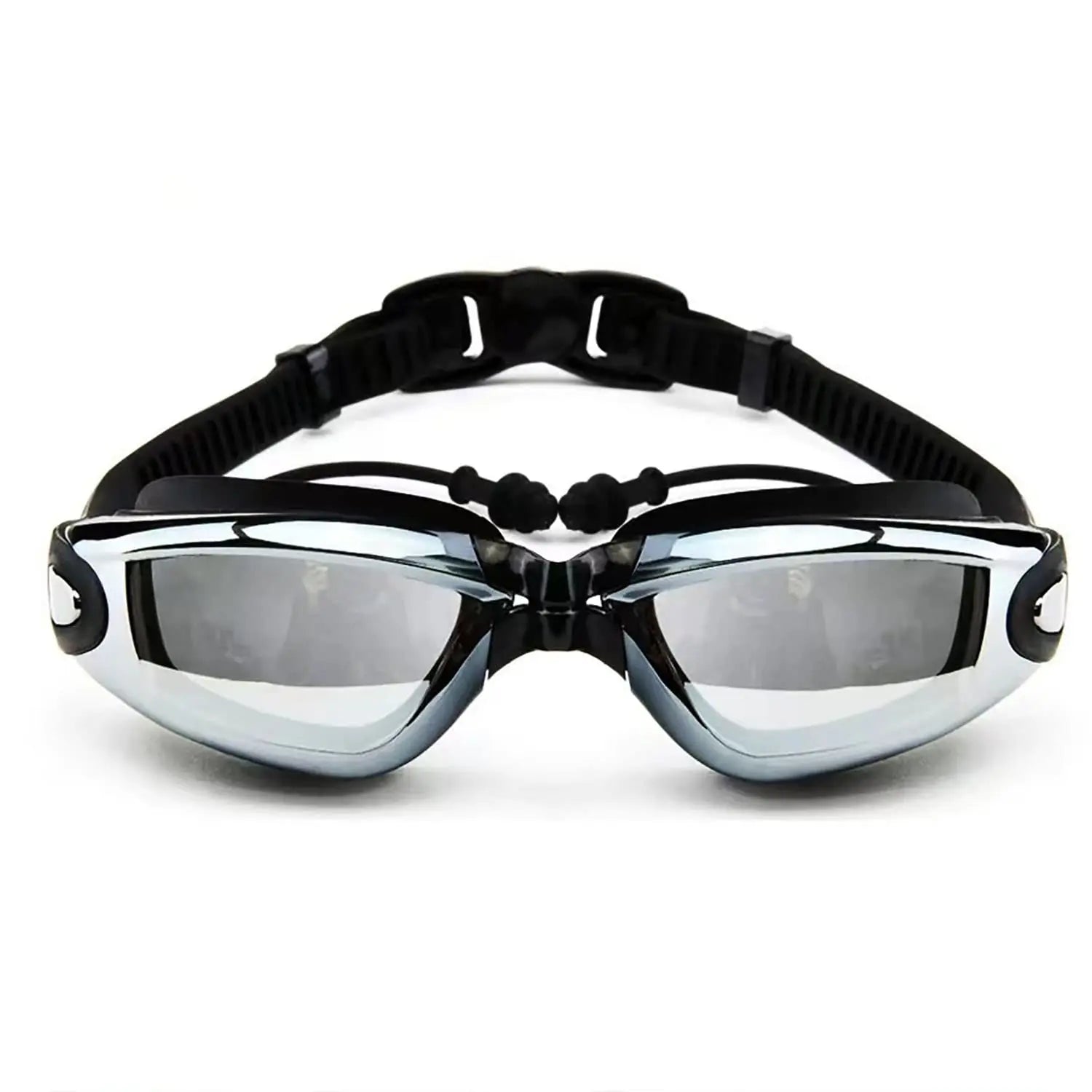 High-Quality Swim Goggles - Adjustable Nose Bridge & Headband, Anti-Fog & UV Protection.