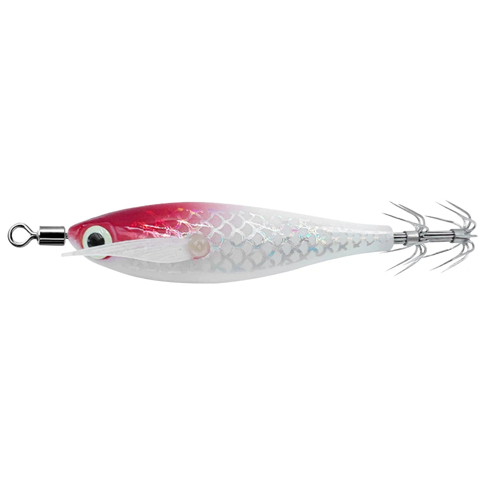 Luminous Squid, Cuttlefish Attracting Lure. Double Hook Bait.