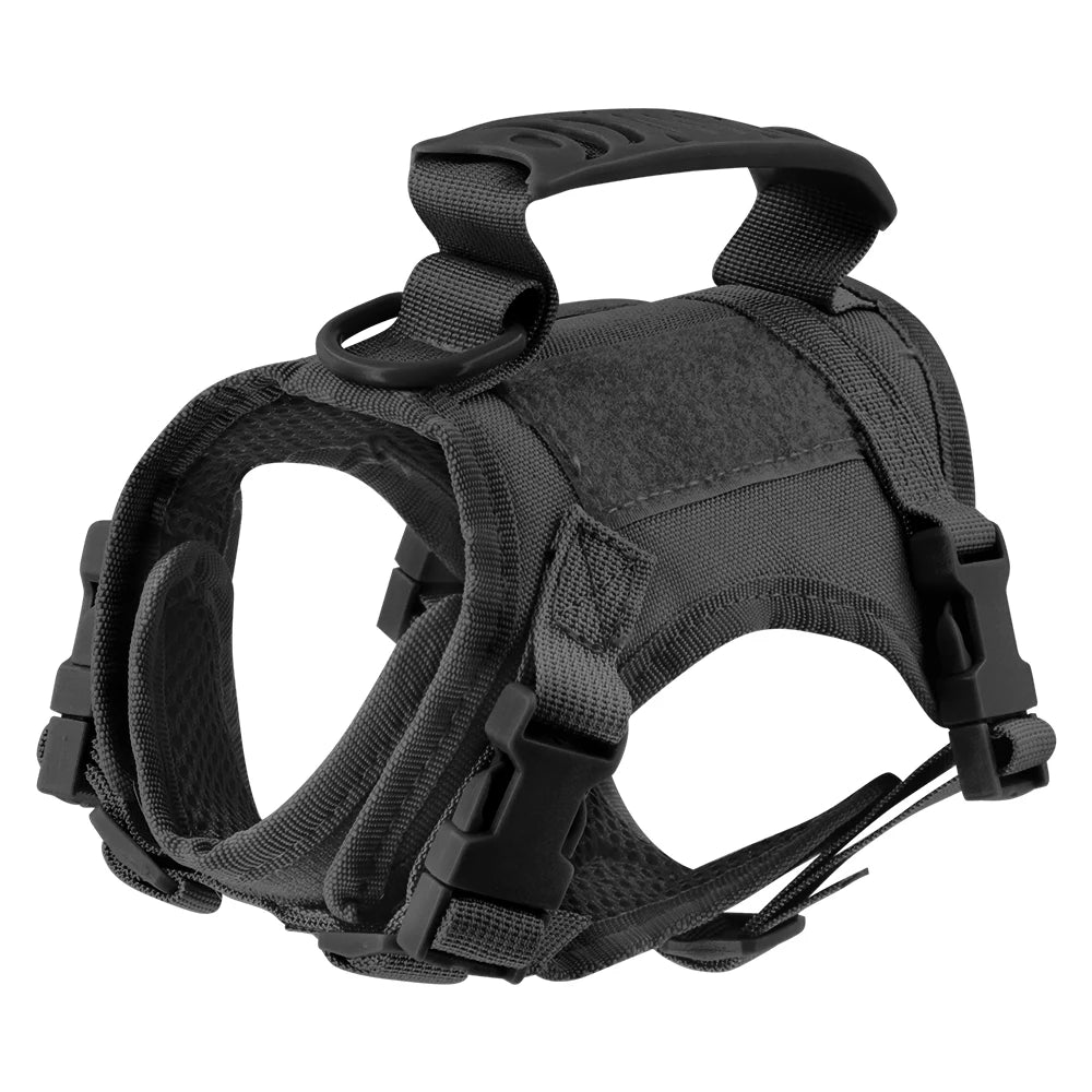 Tactical Cat Harness - Adjustable Puppy Vest For Small Dogs. Cat Accessories.