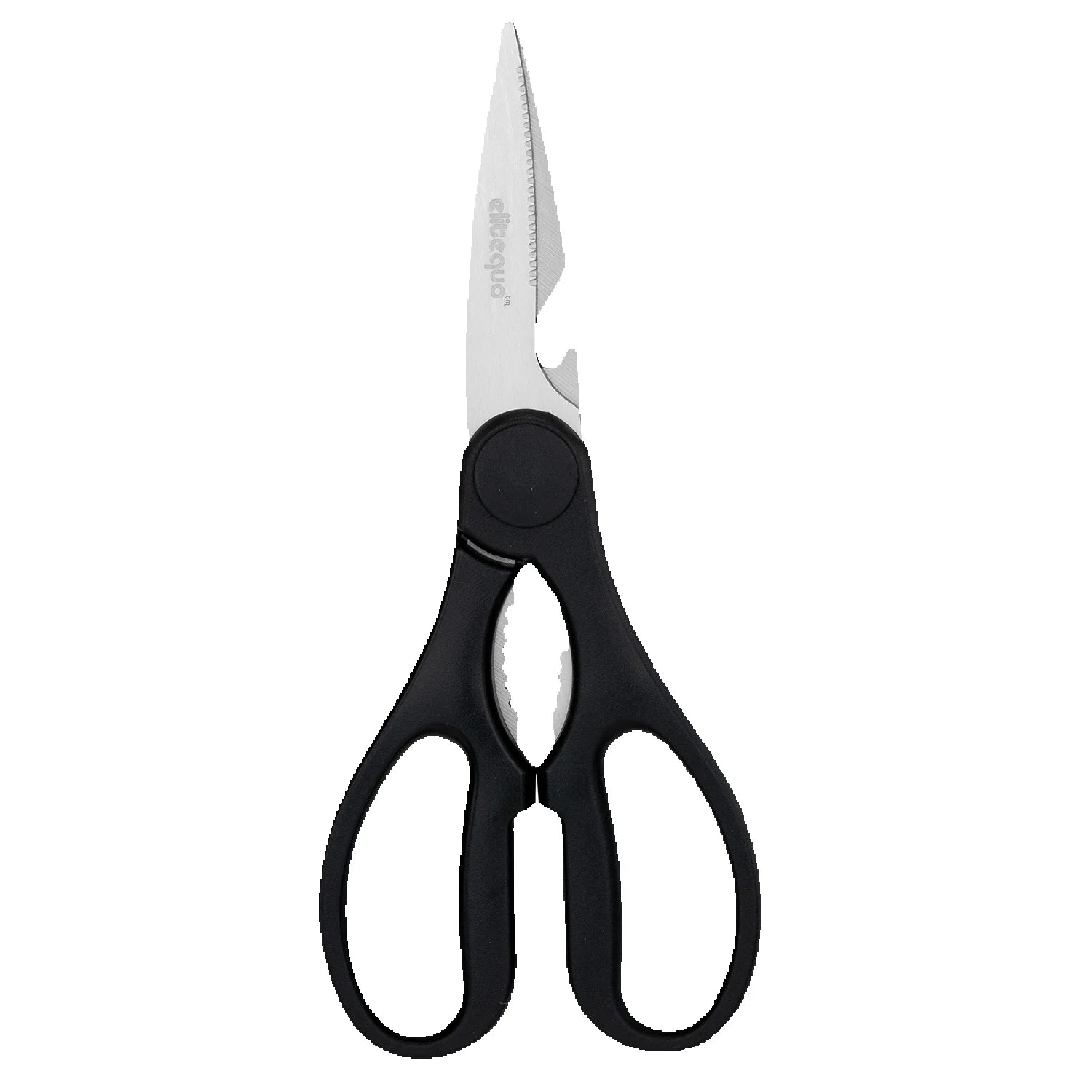 ELITEQUO All Purpose Kitchen Scissors, Heavy Duty Stainless Steel . Soft Grip Comfort Handle.