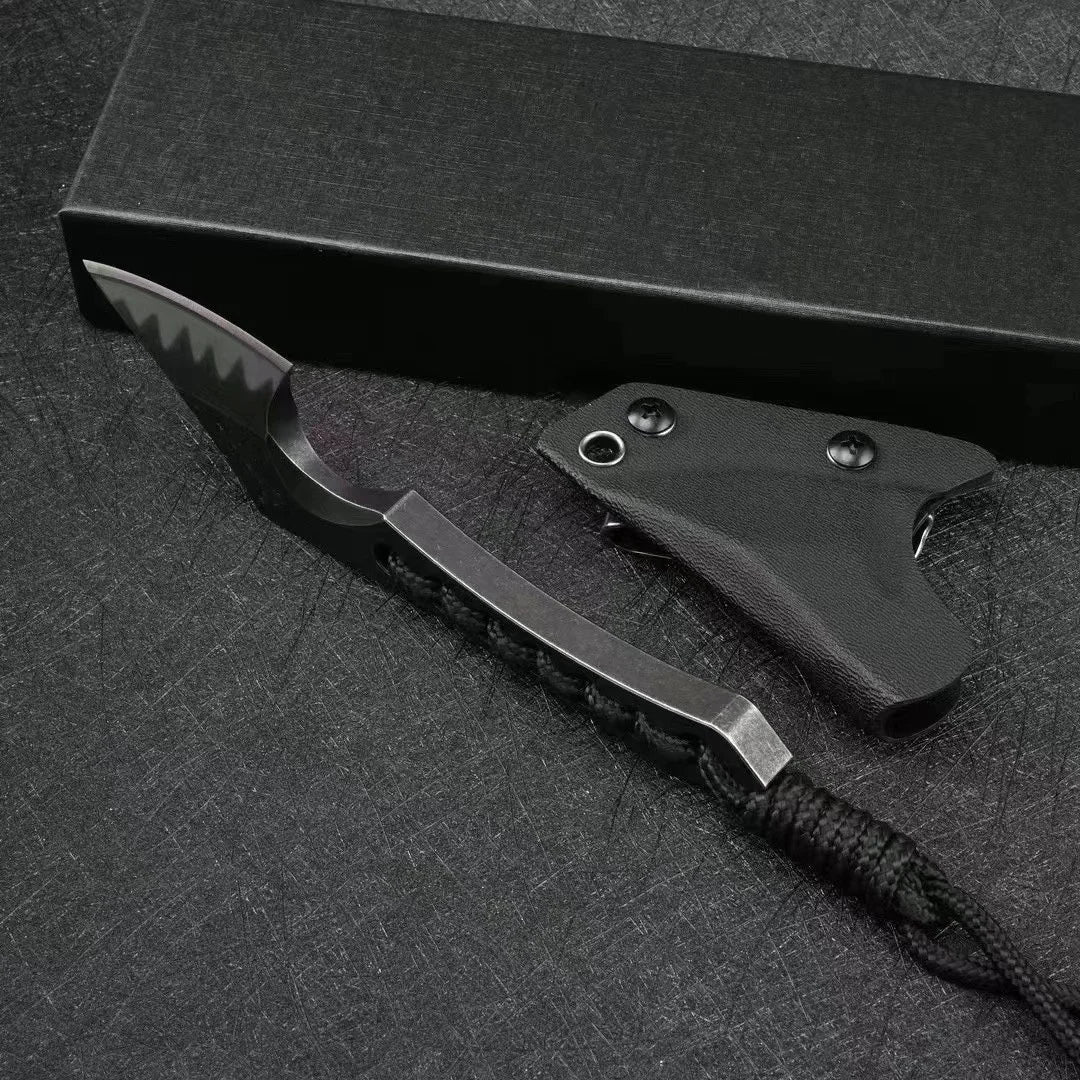 Camping axe with K sheath. 9cr18mov steel, emergency equipment.