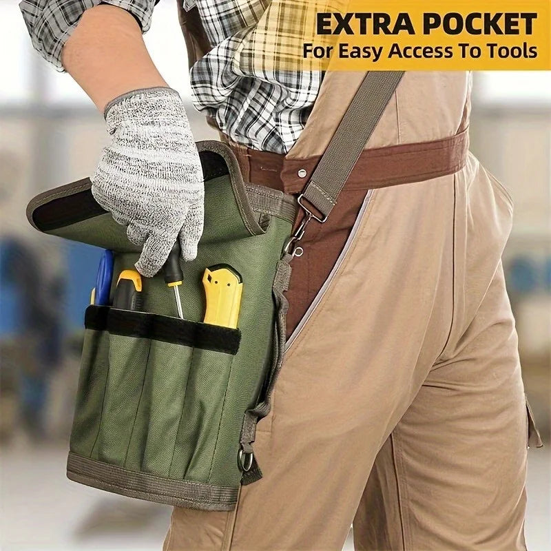 Multi-Purpose Tool Bag. High Quality Professional Multi Pocket Hardware Tools Pouch,Roll UP, Portable Small Tools Organizer Bag.