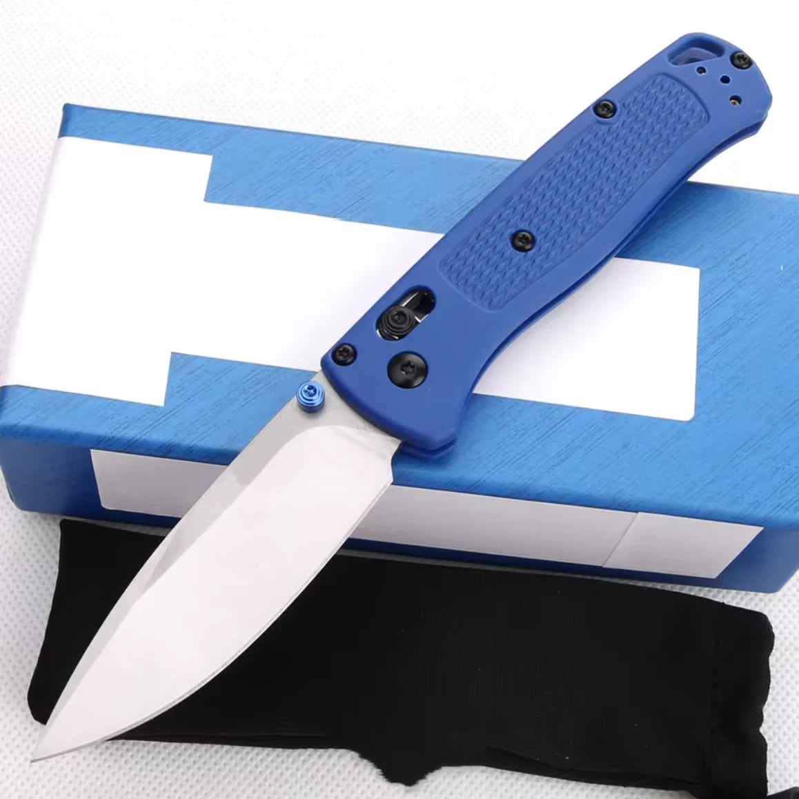 BM 535 Folding Pocket Knife. D2 Blade, Nylon Fiber Handle.