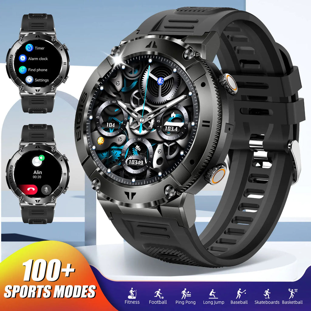 LaNikar Smart Watch, TFT Display, Bluetooth, Call, Blood Pressure, Health Monitor, Custom Dial, Waterproof.