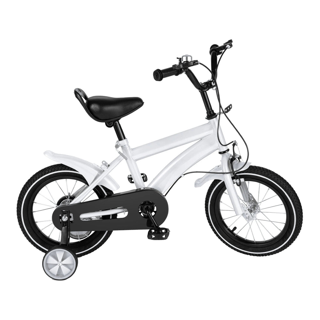 14 Inch Children's Bicycle with Safety Training Wheels - Dual Brakes.