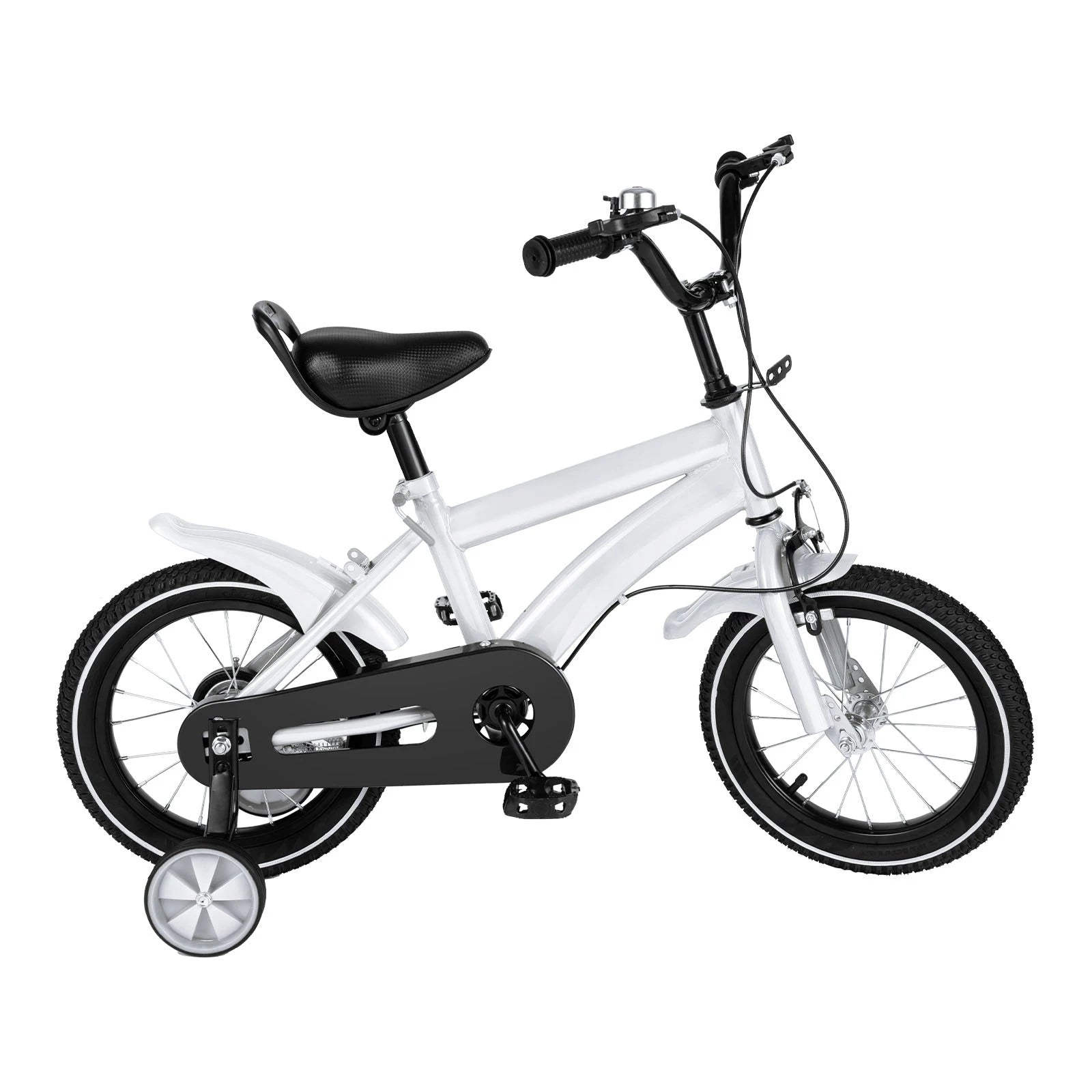 14 Inch Children's Bicycle with Safety Training Wheels - Dual Brakes.