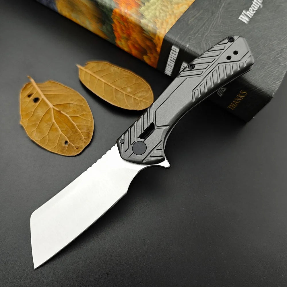 Static  2.8" Cleaver Blade Utility Knife . Hunting, Camping, Fishing.