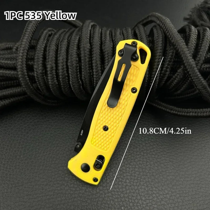 Multi Colors, BM 535/533 Folding Pocket Knife. Nylon Fiber Handle.