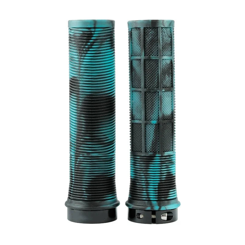 Rubber Lock-on Grip - Shockproof - Non-slip Mountain/Road Bike Handle Cover.