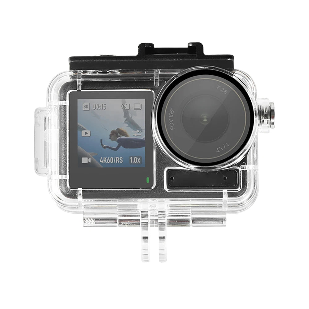 60M/196FT Waterproof Case -  Anti-Fog - For DJI Osmo Action 5 Pro/4/3 Camera Accessories.